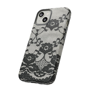 Lilrunge Gothic Flower - Protective Phone Case