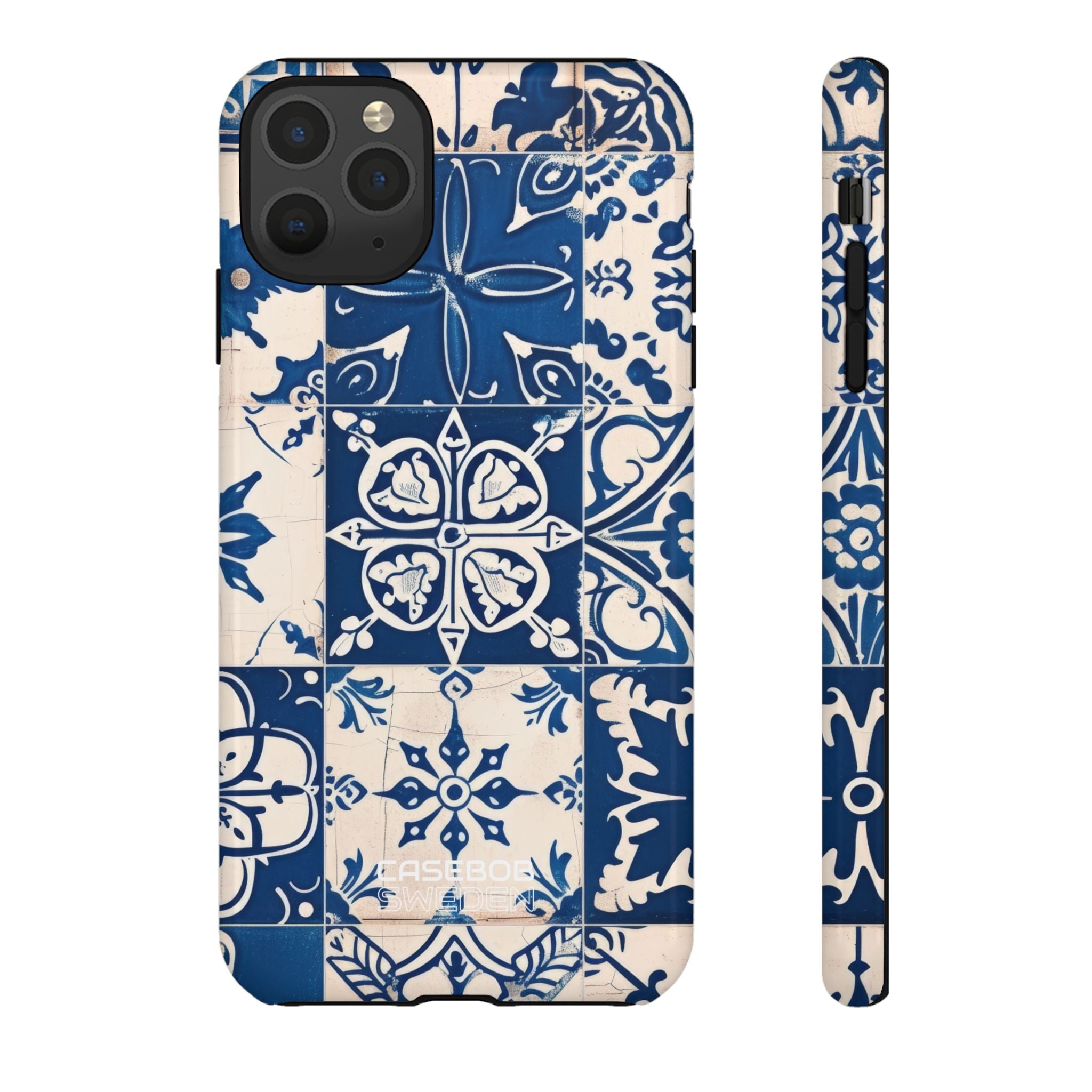 Ornate Blue Tiles iPhone 11 - Tough