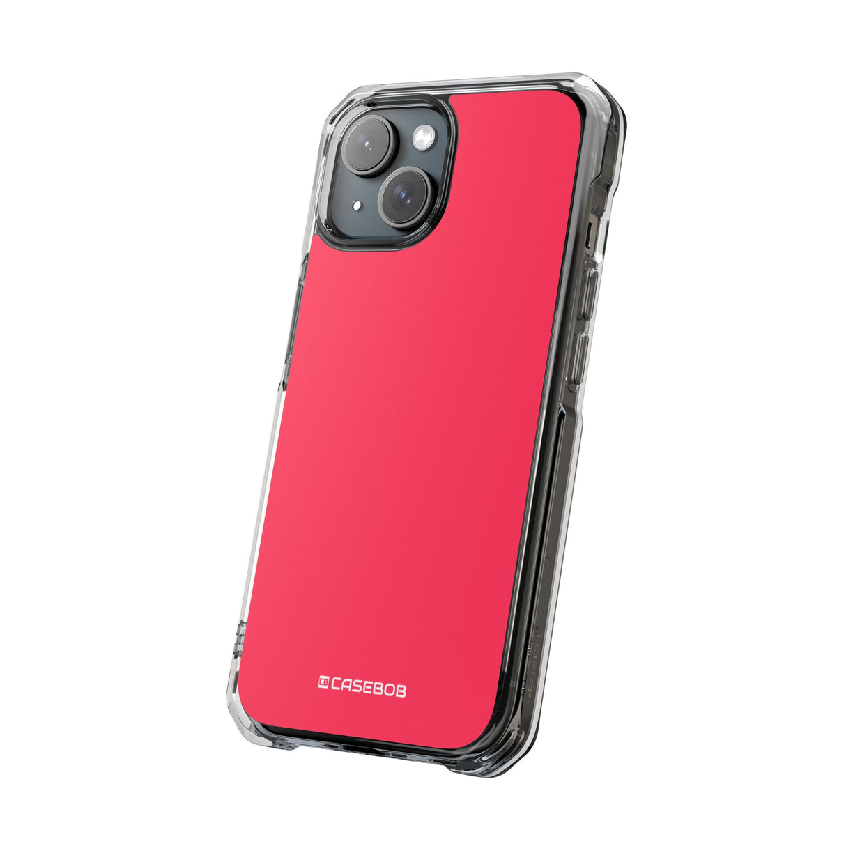 Raspberry Red | Phone Case for iPhone (Clear Impact Case - Magnetic)