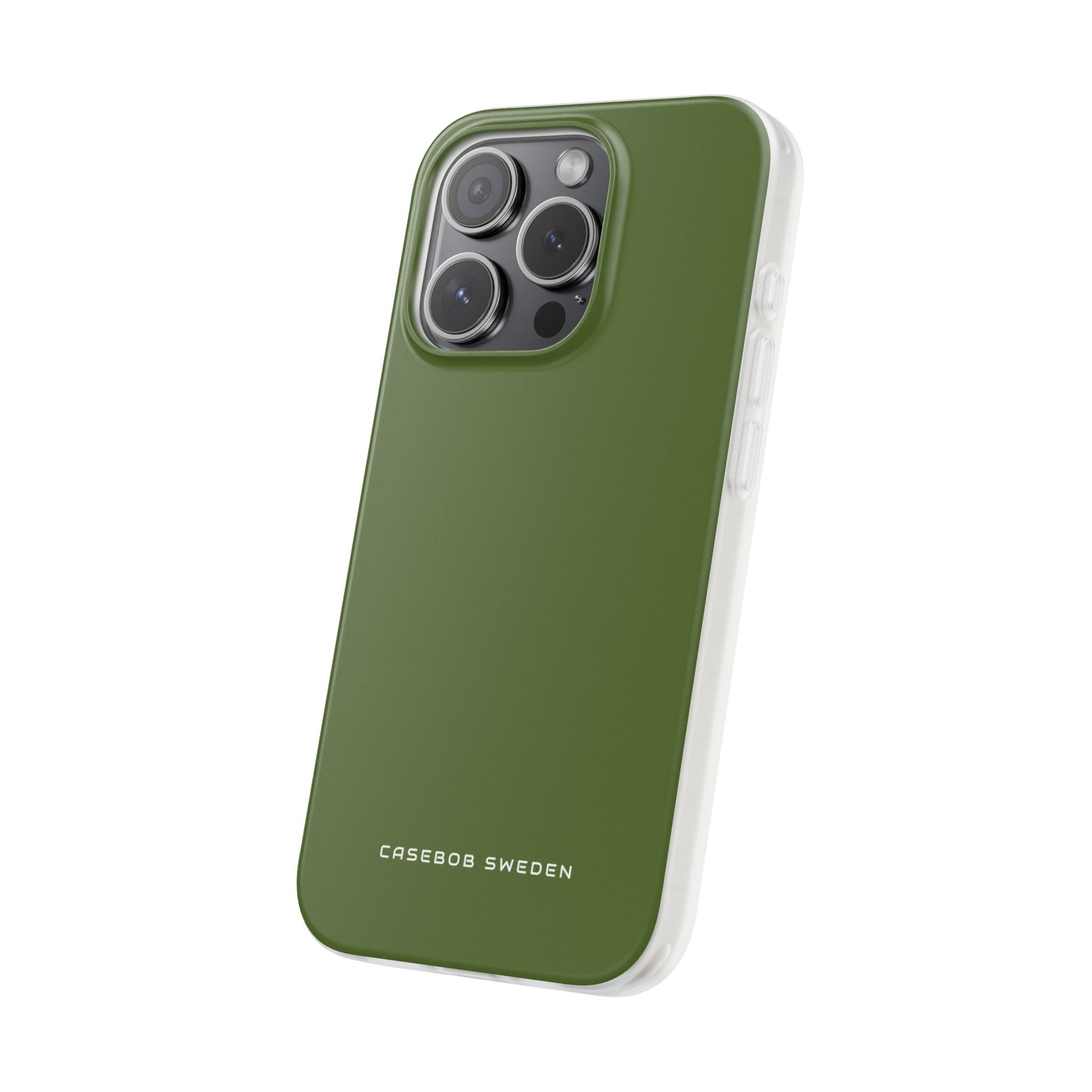 Dark Olive Green iPhone 15 - Flexi Phone Case