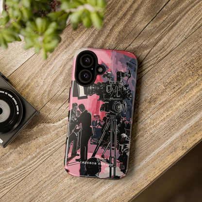 Retro Cinematic Spotlight iPhone 16 - Tough Phone Case