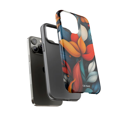 Vibrant Floral Harmony - iPhone Case