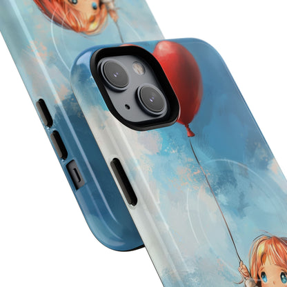 Heart Balloon Whimsy iPhone 14 Plus Case - Tough+