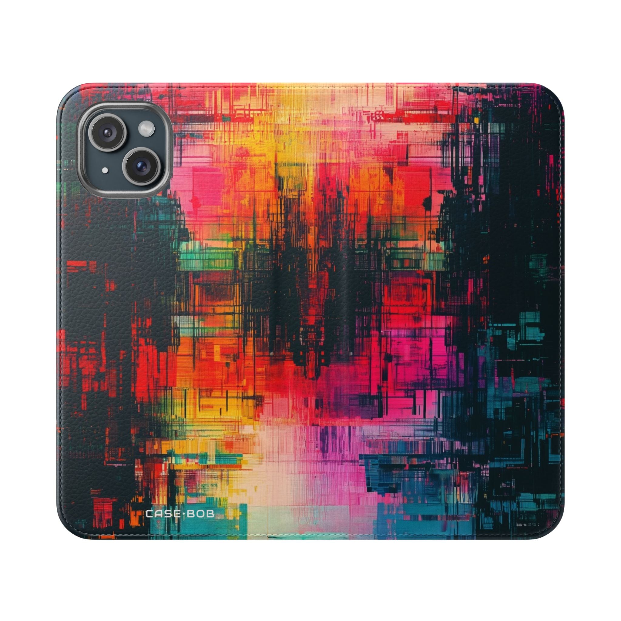 Neon Prism - iPhone 15 Plus Case - Wallet