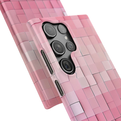 Gradient Pink Mosaic Samsung S23 - Slim Phone Case