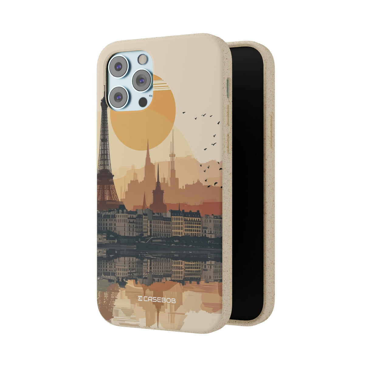 Parisian Sunset Serenity | Biodegradable Phone Case