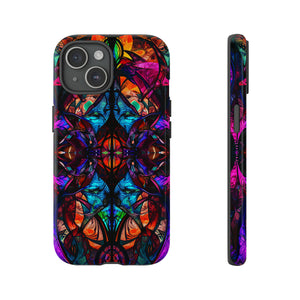 Gothic Stained Glass Splendor - Protective Phone Case