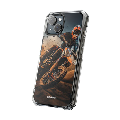 Rider Amidst Desert Fury iPhone Case - Impact