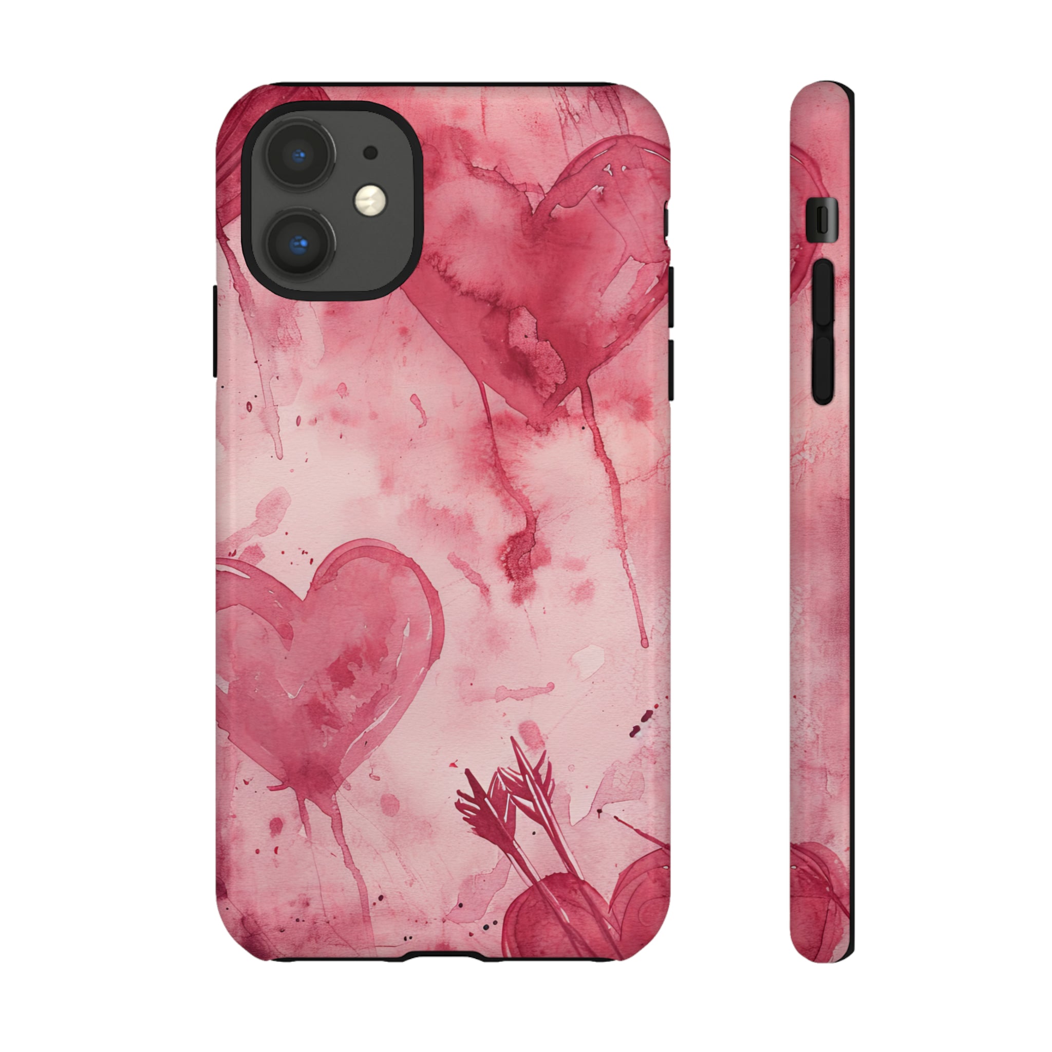 Cupid's Heart Entwined - Protective Phone Case