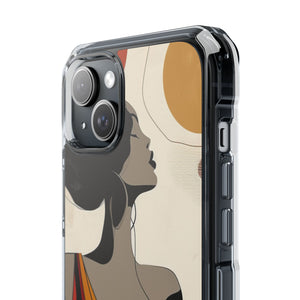 Empowered Elegance – Handyhülle für iPhone (Clear Impact – Magnetisch)