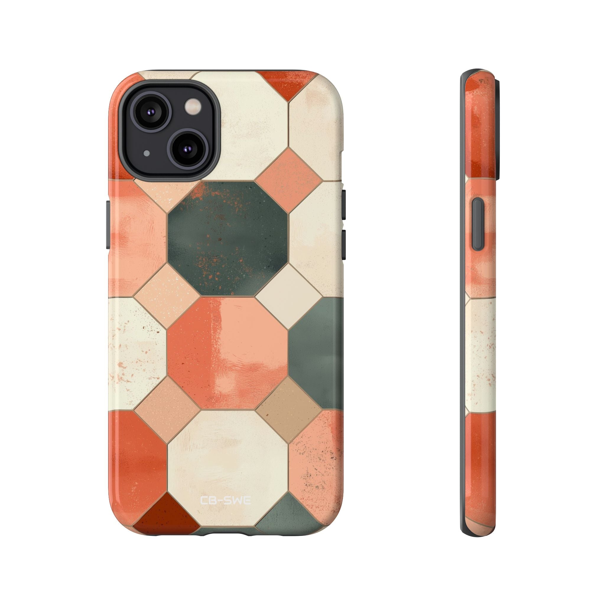 Terracotta Tiles Interlock - iPhone Case