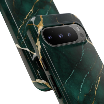 Emerald Veins Flow - Google Pixel Case