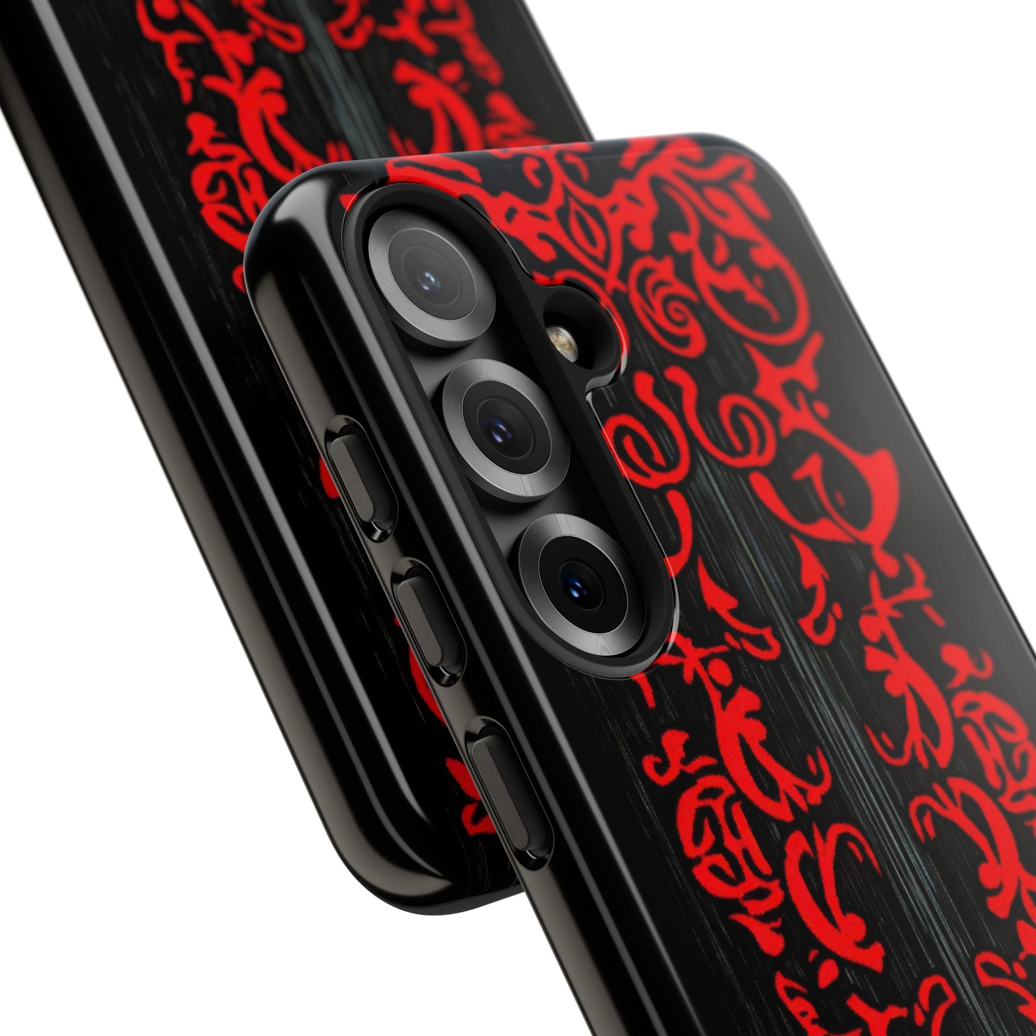 Crimson Spiral Samsung S25 Case - Tough