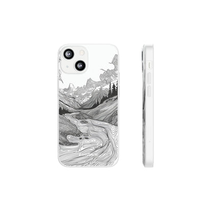 Monochrome Serenity | Flexible Phone Case for iPhone