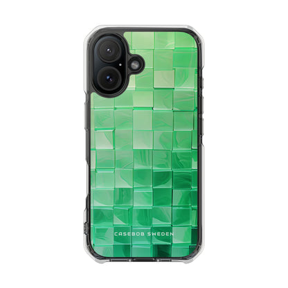 Gradient Verdegrid iPhone 16 - Clear Impact Phone Case