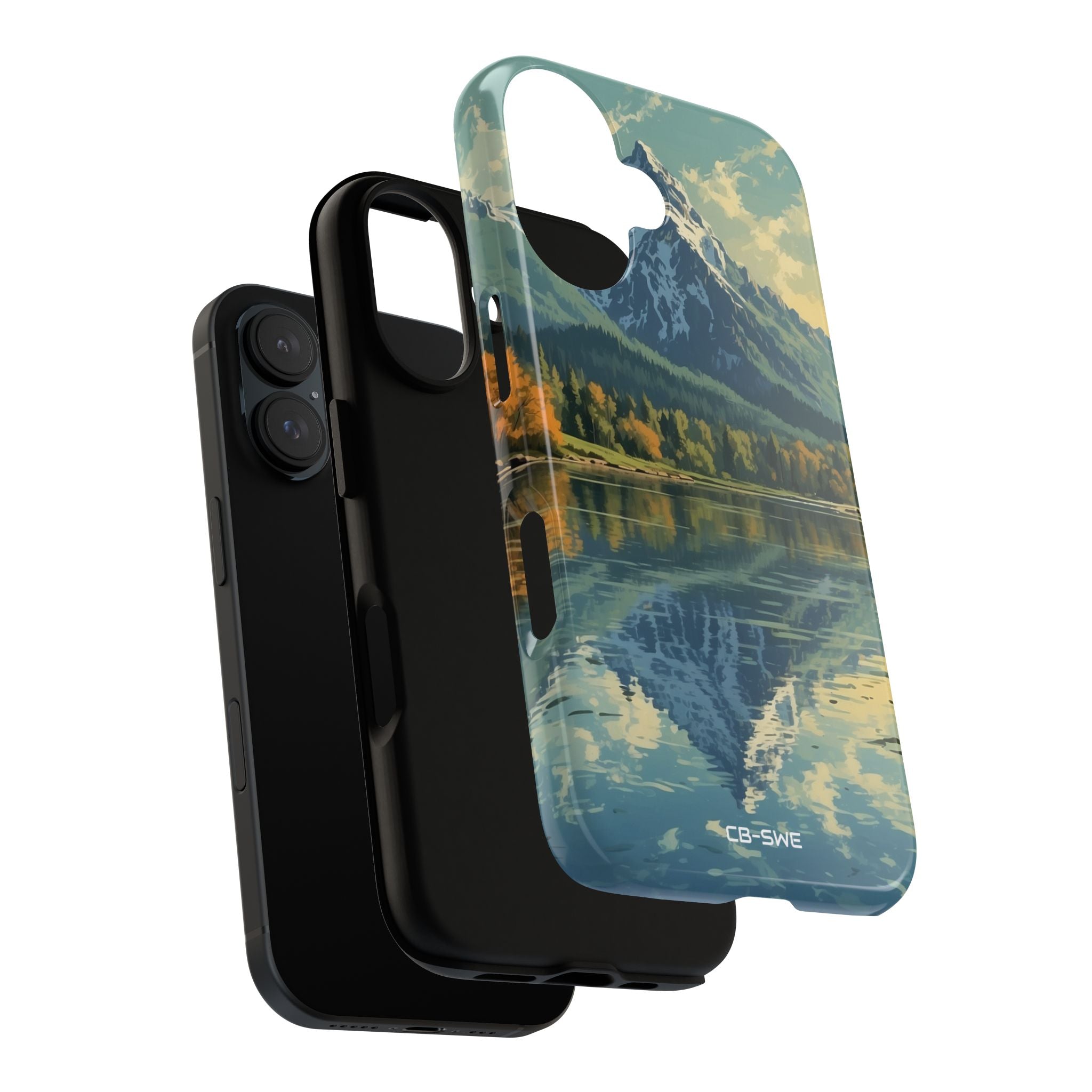Mountain Reflects Calm - iPhone Case