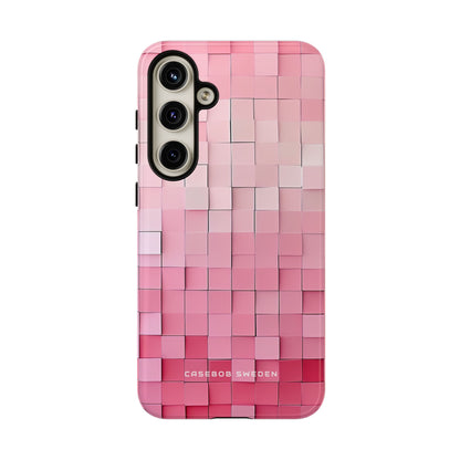 Gradient Pink Mosaic Samsung S24 - Tough Phone Case