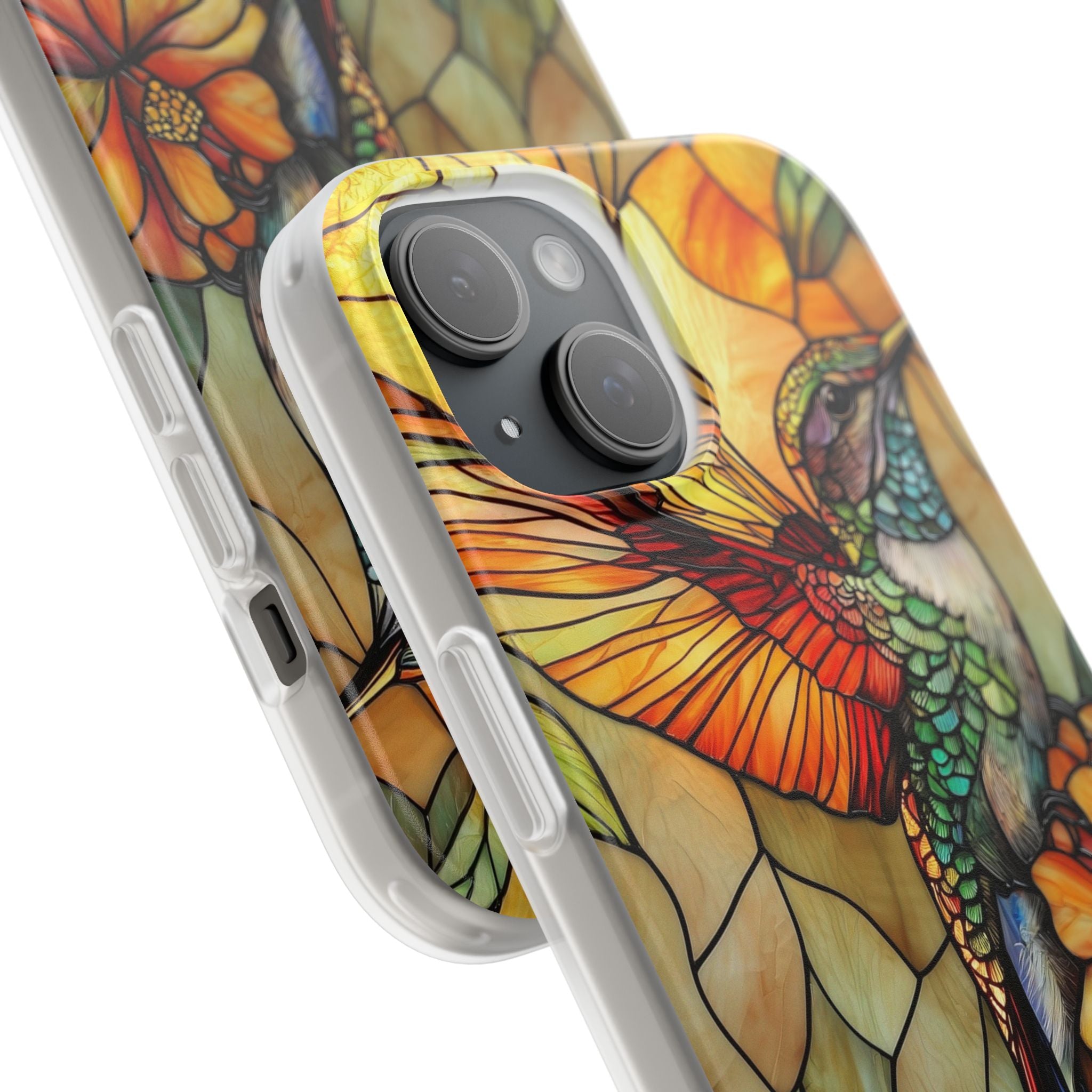 Hummingbird Radiance iPhone 15 Case - Soft