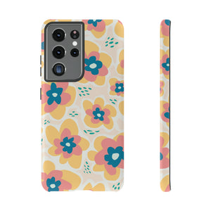 Yellow Happy Flower - Protective Phone Case