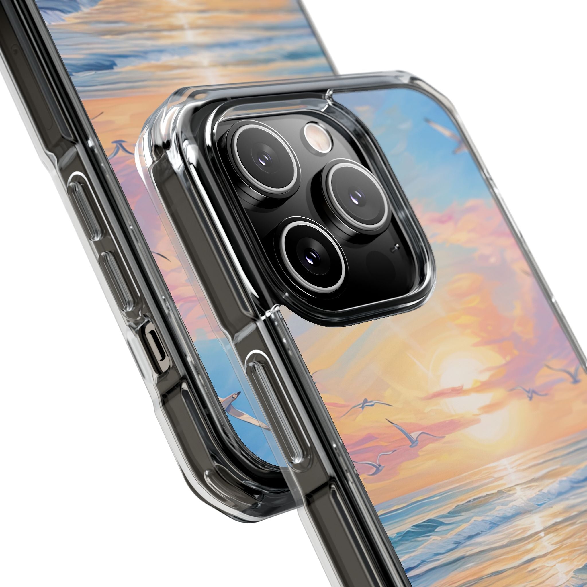 Waves Embrace Shore iPhone Case - Impact