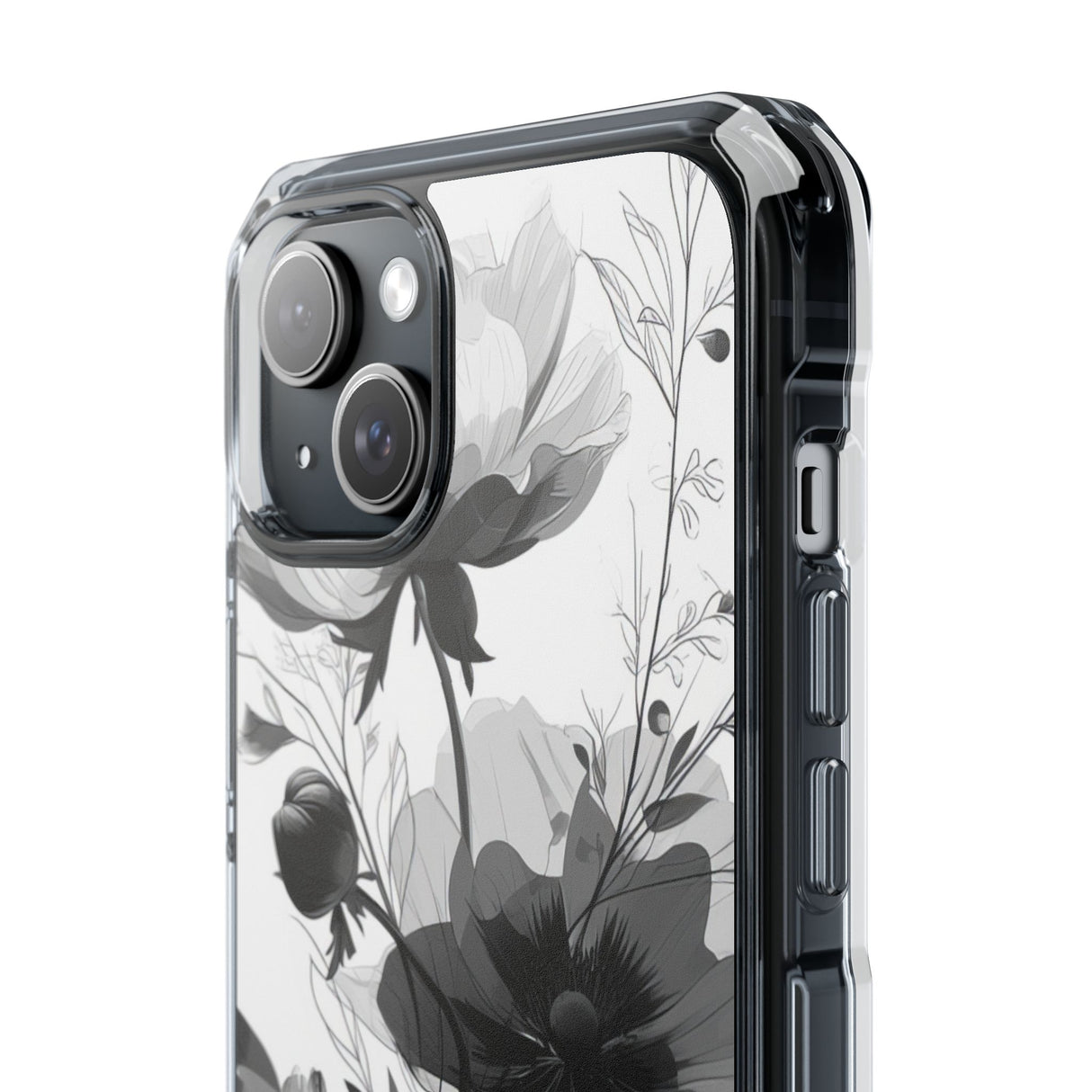 Botanical Elegance – Handyhülle für iPhone (Clear Impact – Magnetisch)