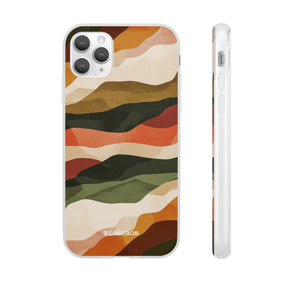 Earth Tone Pattern | Phone Case for iPhone (Flexible Case)