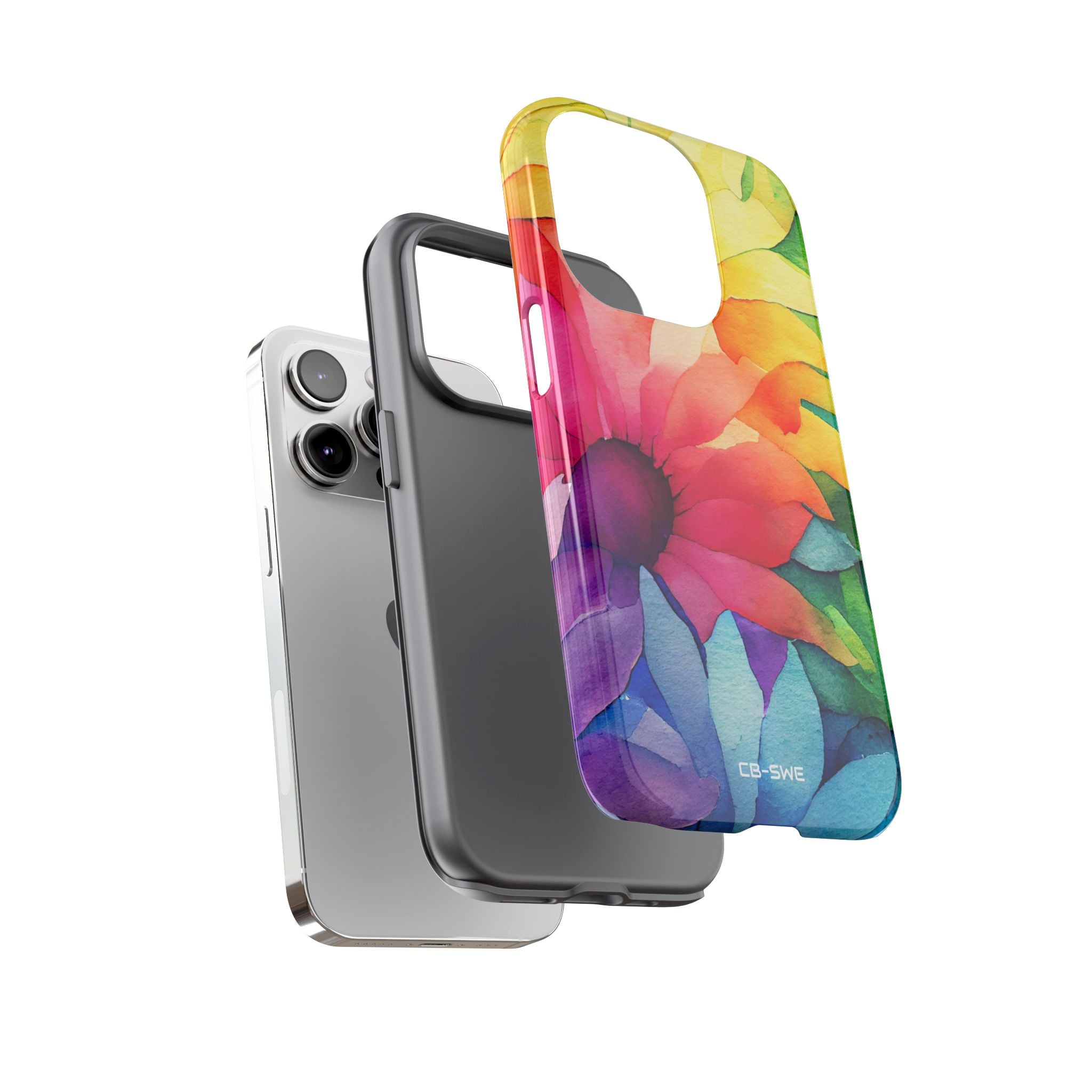 Vibrant Floral Symphony - iPhone Case