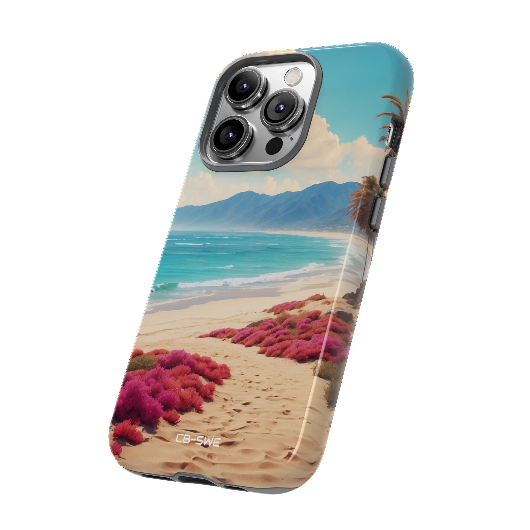 Footprints Trace Sand - iPhone Case