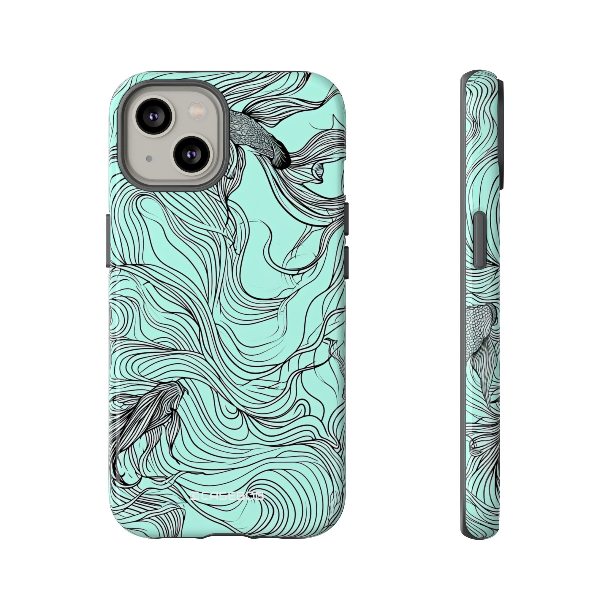 Aqua Serenity | Protective Phone Case for iPhone