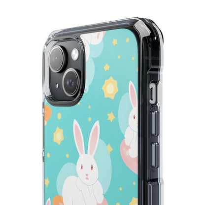Bunnies Float Dreamily iPhone Case - Impact