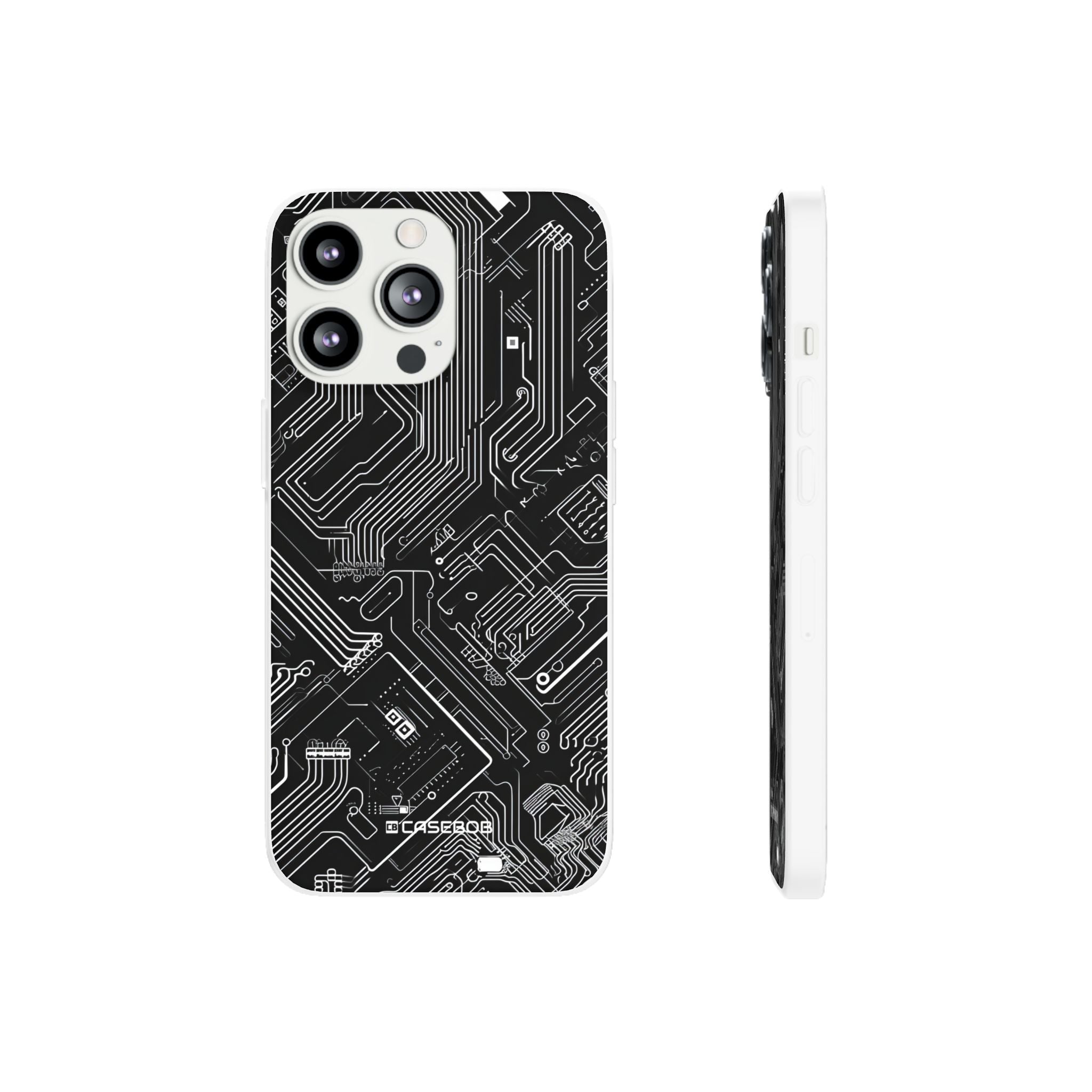 Cyber Circuitry Art | Flexible Phone Case for iPhone