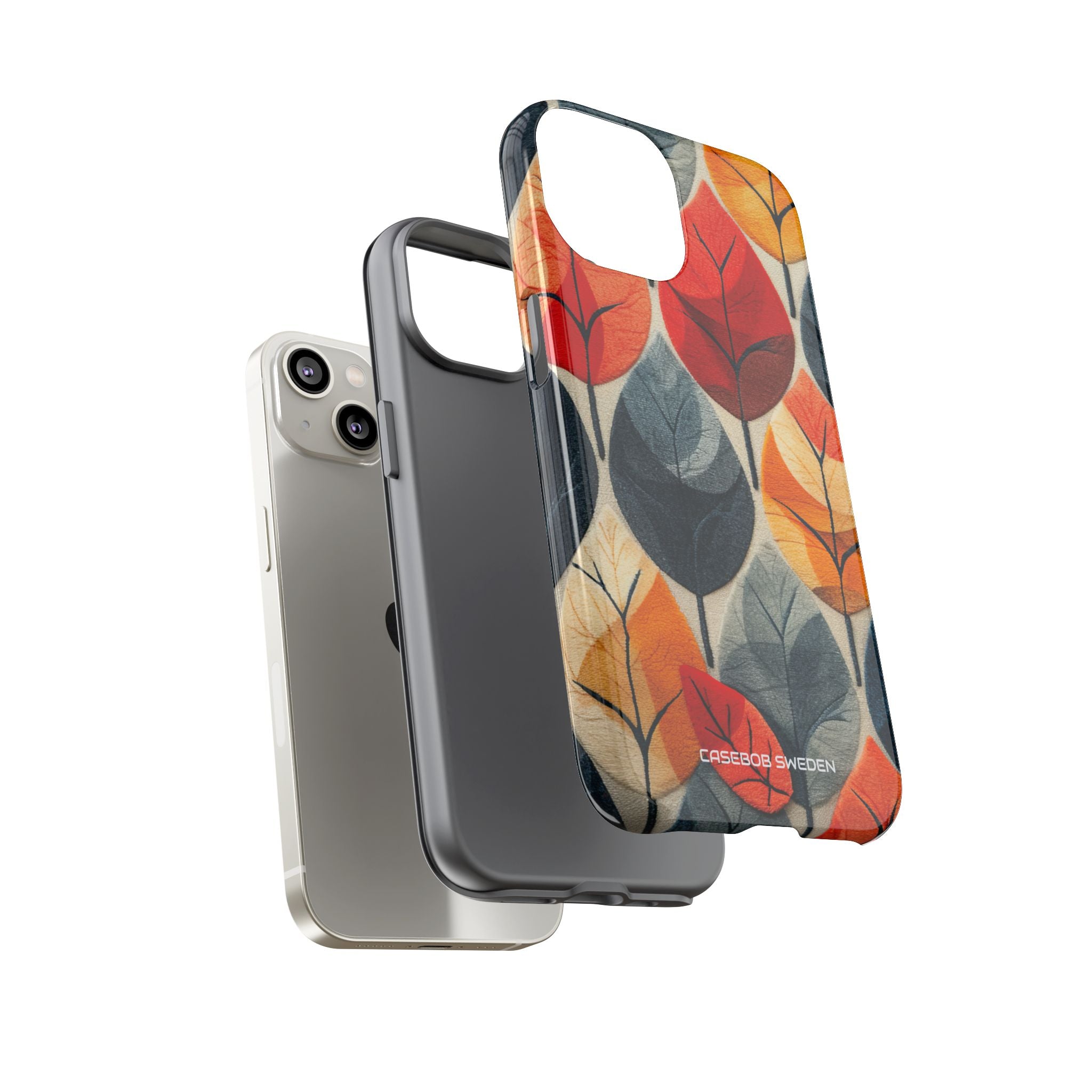 Autumn Leaf Design - Tough iPhone 14 Phone Case