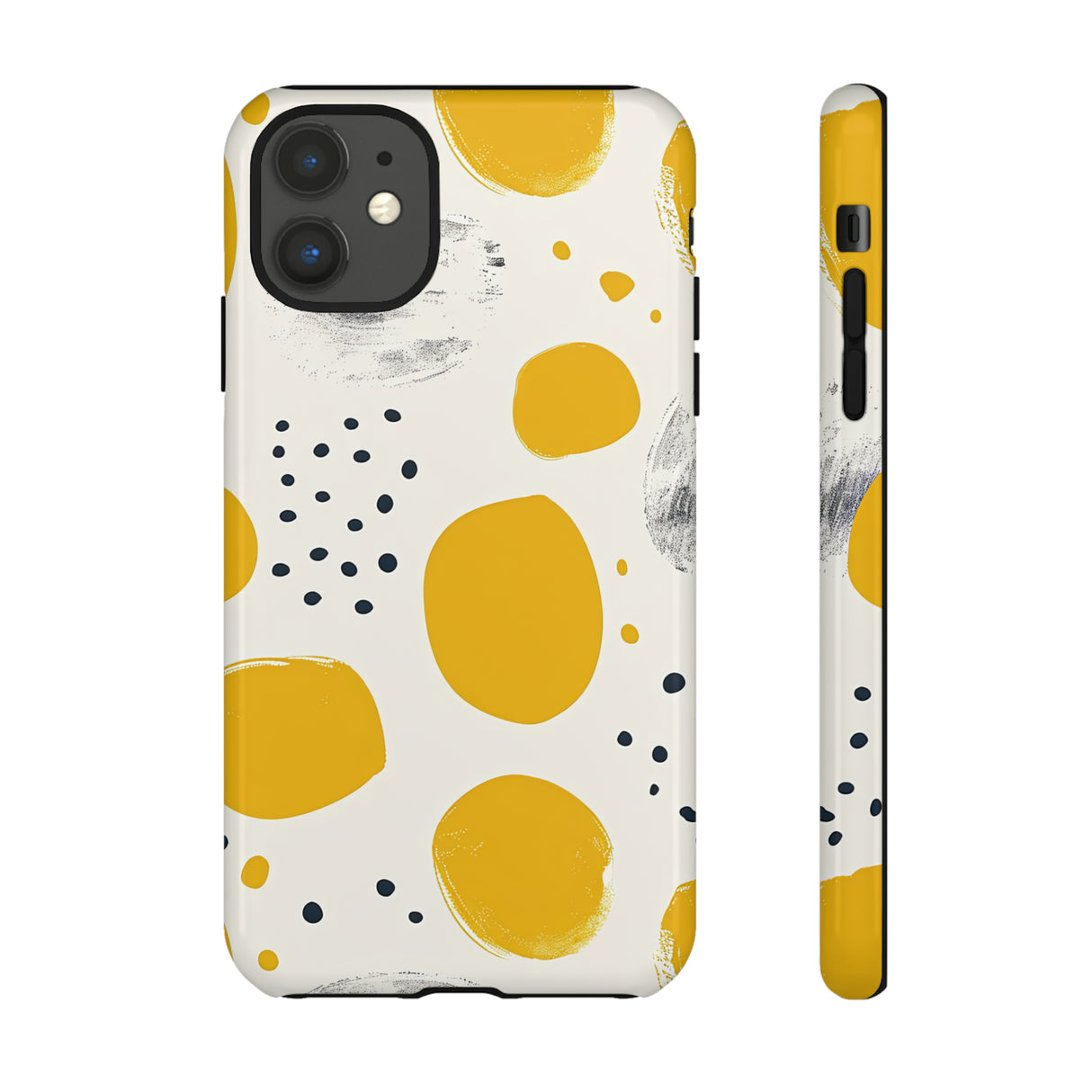 Dotted Yellow Simplicity - Protective Phone Case