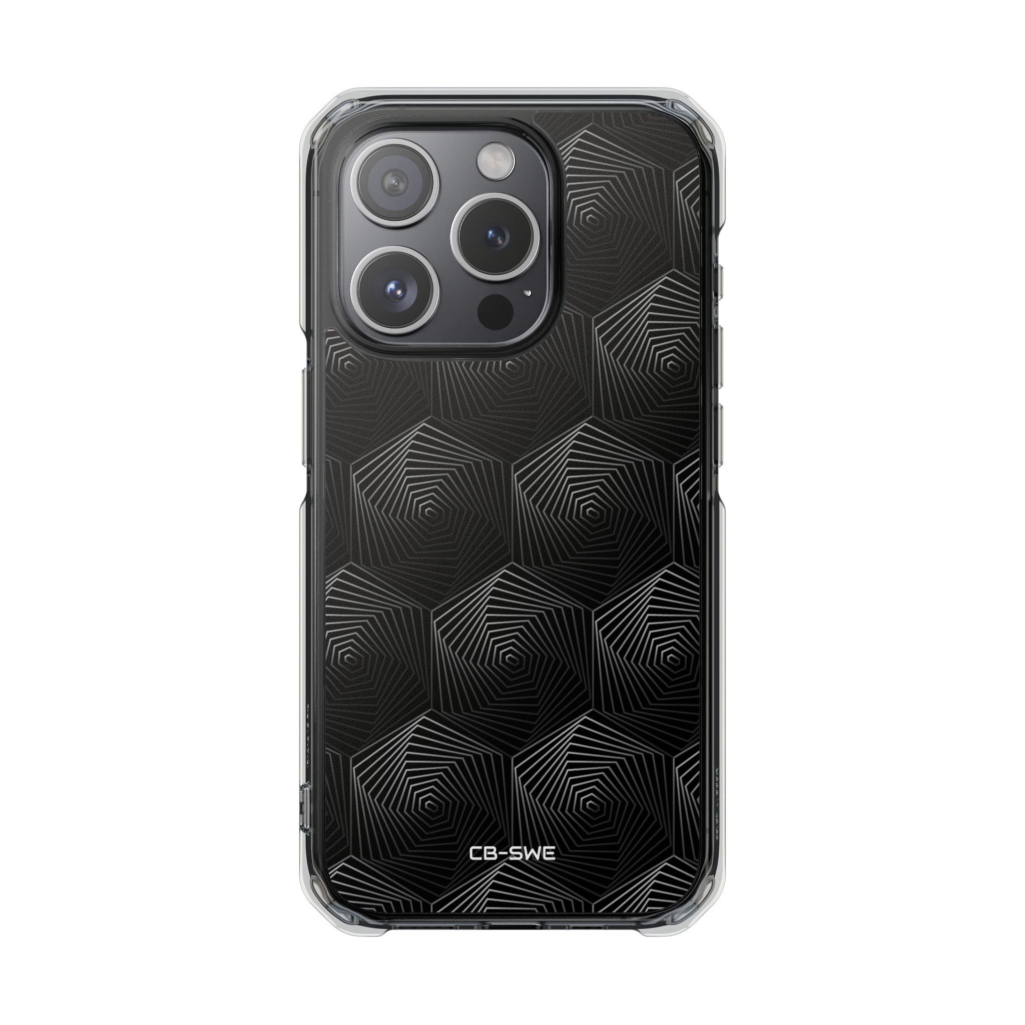 Geometric Spiral Illusion iPhone Case - Impact