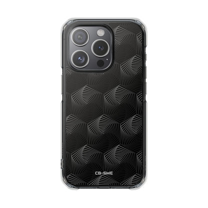 Geometric Spiral Illusion iPhone Case - Impact
