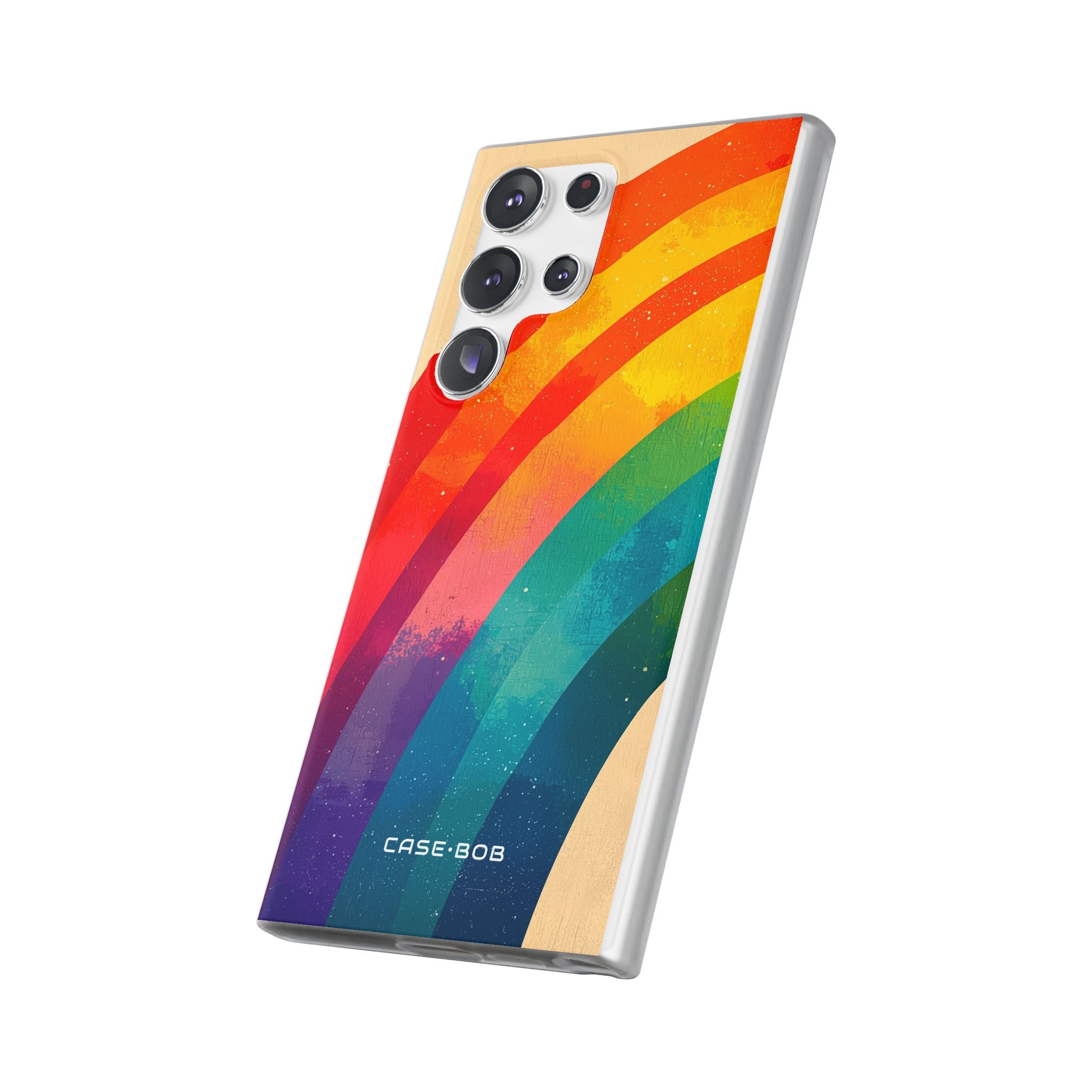 Textured Rainbow Arc Samsung S23 Ultra Case - Soft
