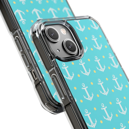 Nautical Anchors & Dots iPhone Case - Impact