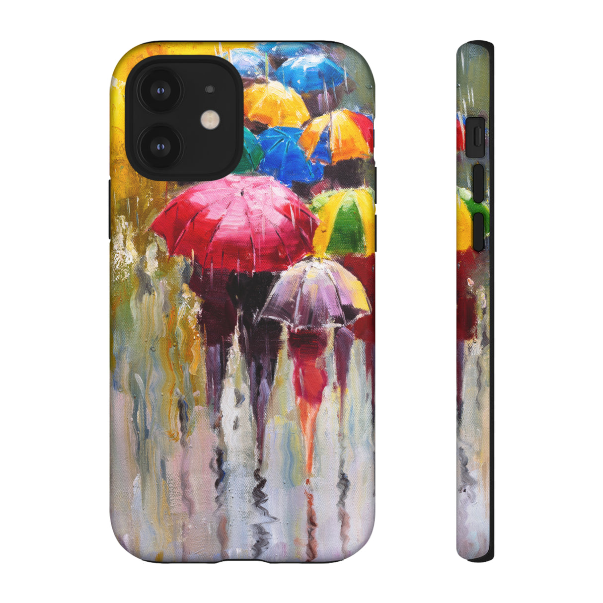 Oil Painting - Rainy Day - Protective Phone Case