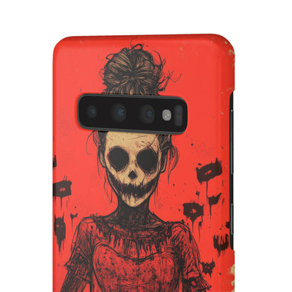 Haunting Scarlet Descent Samsung S10 - Slim Phone Case