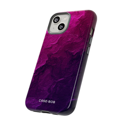 Violet Swirl iPhone 14 Case - Tough