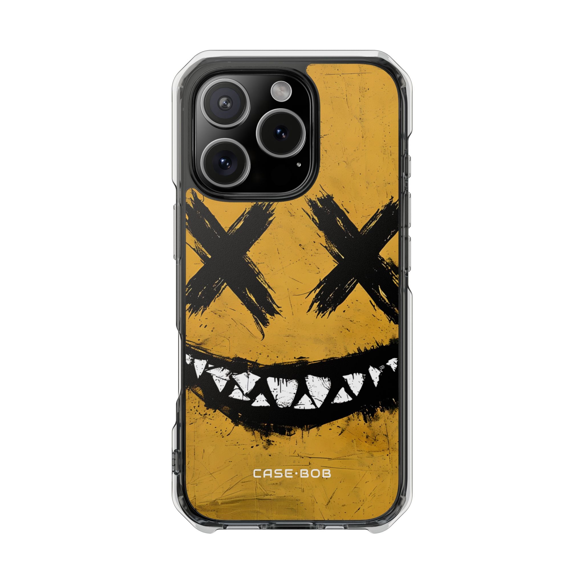 Jagged Smile Yellow iPhone 16 Pro Case - Impact