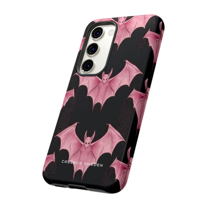 Gothic Pink Bats Aflame Samsung S23 - Tough Phone Case