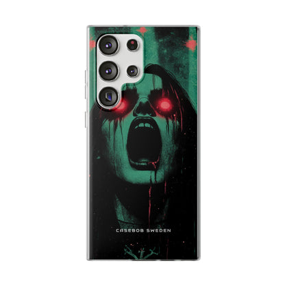 Haunting Glow of Gothic Eyes Samsung S23 - Flexi Phone Case