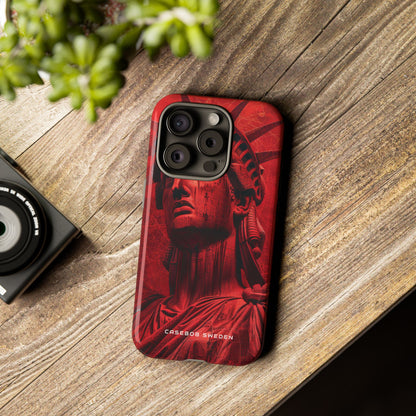 Zen Red Liberty Vision iPhone 15 - Tough Phone Case