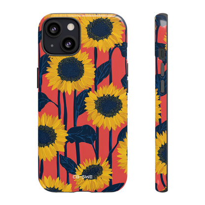 Vibrant Sunflower Rhythm - iPhone Case
