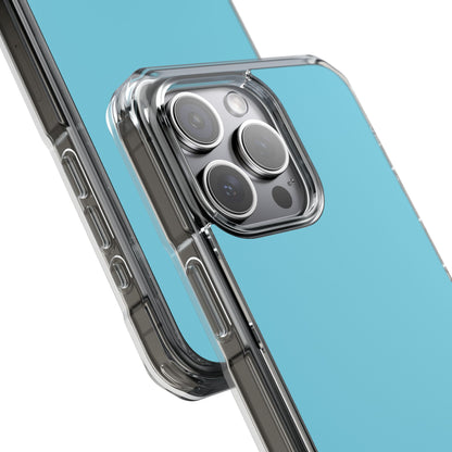 Middle Blue - Clear Impact Case for iPhone