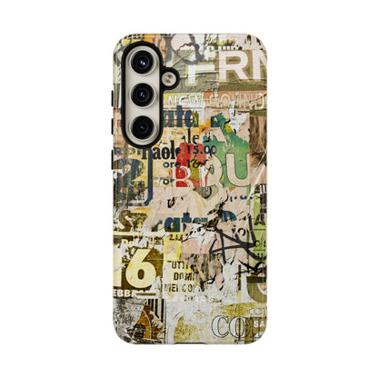 Grunge Vintage Poster - Protective Phone Case