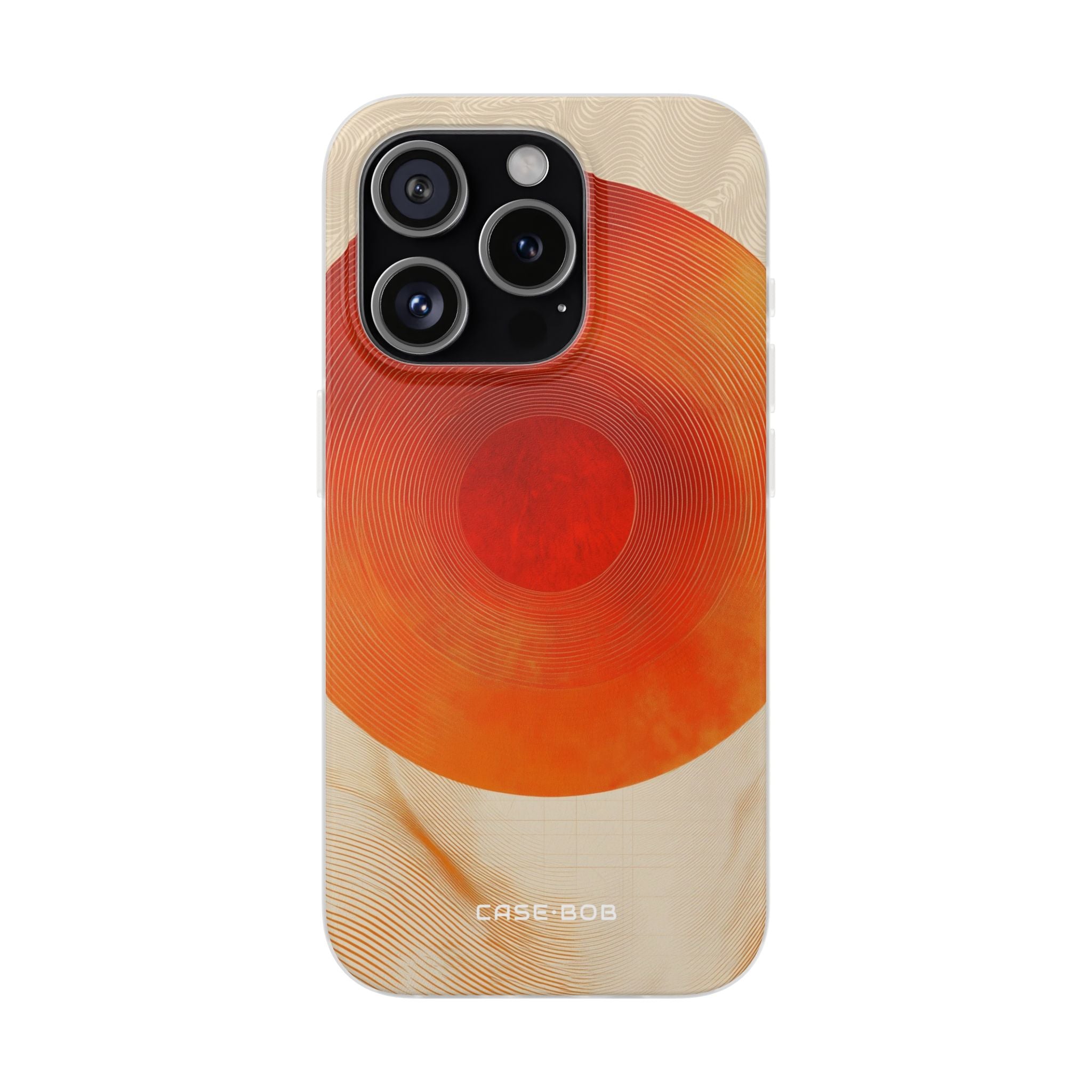 Sunburst Swirl iPhone 15 Pro Case - Soft