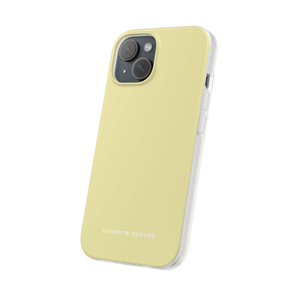 Pale Golden Rod iPhone 15 - Flexi Phone Case