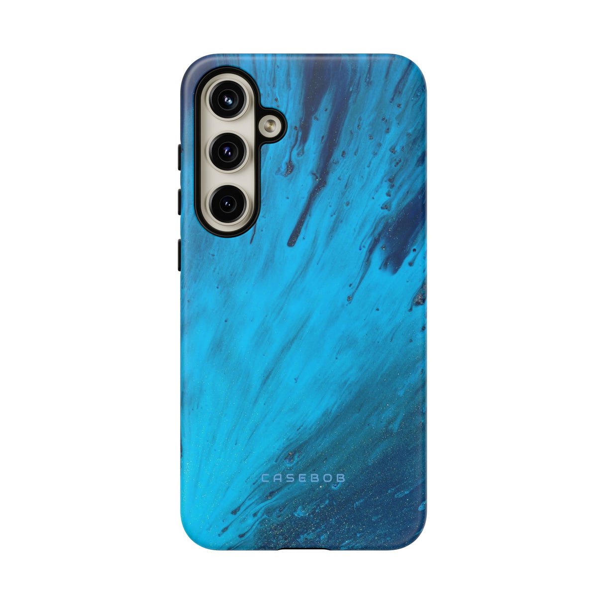 Light Blue Ink Art | Phone Case